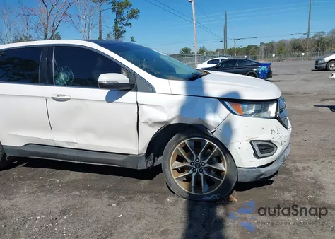 2017 Ford Edge Titanium from USA, damaged, VIN 2FMPK3K99HBB93194